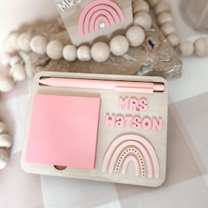 Teacher Gift Notepad Holder | Sticky note holders | Personalised Gift