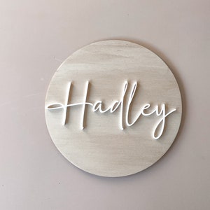 Baby Name Plaque | Baby Name Sign | Personalised Baby Sign