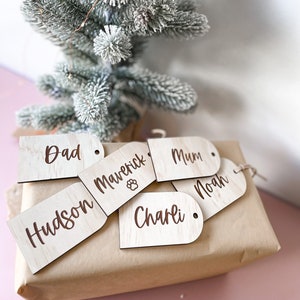 Christmas Gift Tags  | Wooden Gift Tags