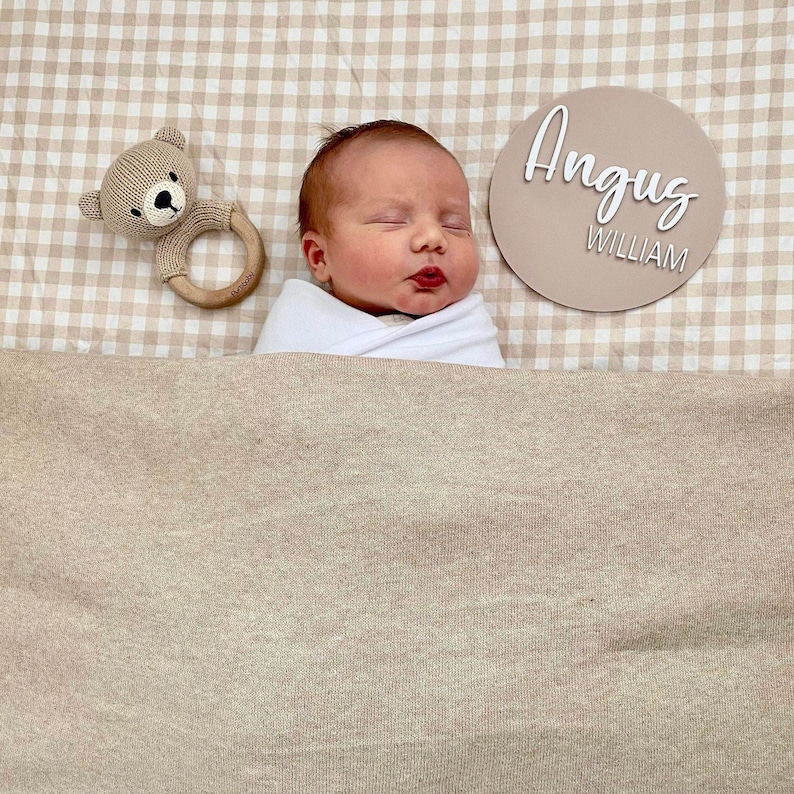 Custom Acrylic Baby Name Plaque | Nursery Decor - Etsy Australia
