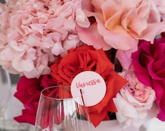 Personalized Wedding Drink Tags | Bridal Shower Accessories