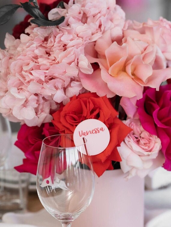 Personalized Wedding Drink Tags | Bridal Shower Accessories