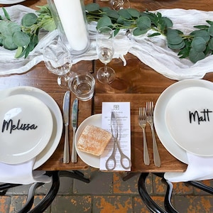 Acrylic Wedding placements  | Placecards