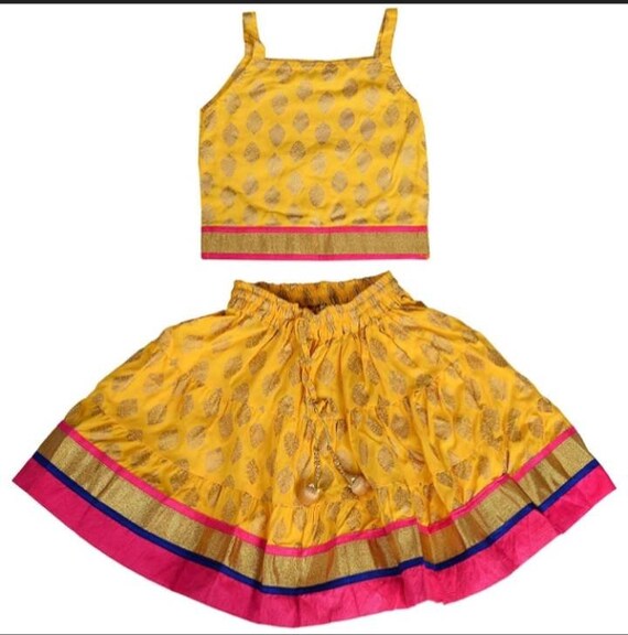 Baby shop cotton lehenga