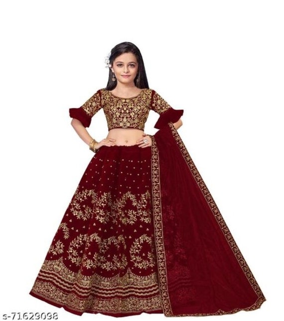 Kids Dress Indian Kids Girl Dress Lehenga Choli for Kids Girls