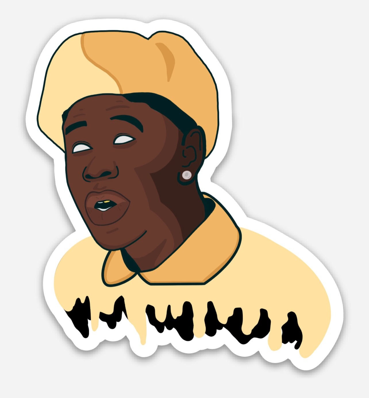 Tyler, the Creator sir Baudelaire Die Cut Sticker 3x3 