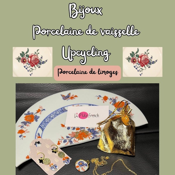 Bijoux porcelaine de vaisselle de Limoges