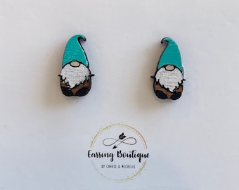 Cute Gnome Stud Earring | Gnome Earrings | Gnome Lover |  Gnome Jewelry | Gnome Gift