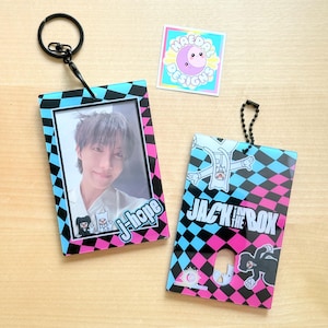 Portachiavi con portafoto in acrilico BTS J-Hope - Jack in the Box, K-Pop, regalo per fan BTS, accessorio da collezione carino