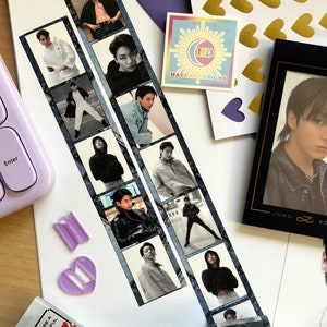 Nastro washi BTS Jungkook CK P/E '24 - Forniture decorative per scrapbooking e planner K-pop, articoli di cancelleria carini per fan della musica