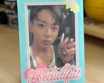 Acrylic Photocard Holder Keychain: Standard Size Photo Display