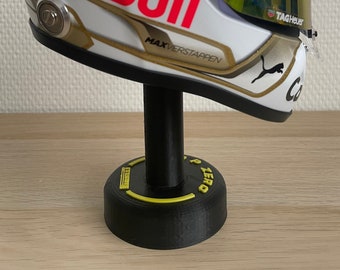 Formula 1 - Mini helmet display stand! 1:2