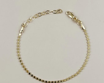 Delicate Dot Ball Bracelet - Minimalist Jewelry for Women