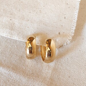Wide Cz Clicker Hoop Earrings main image 0