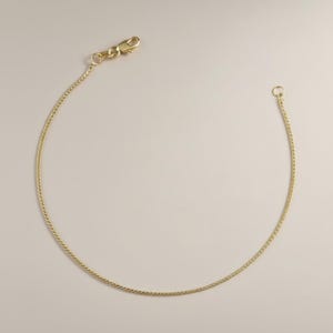 Delicate Anklet - Dainty Minimalist Chain Jewelry for Women