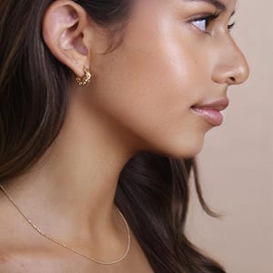 Chain Necklace for Women - Diamond Cut 1mm Thin Chain