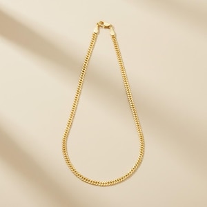 18k Gold Filled 4mm Curb Chain Necklace — Substantial. Classic. Four Lengths to Own.