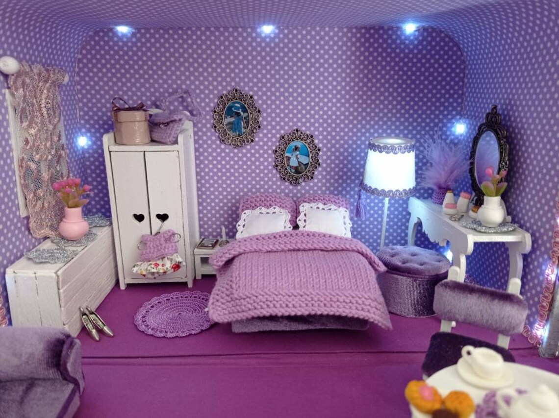 Dollhouse House Suitcase House for Dolls Etsy