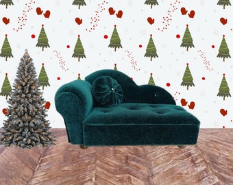 Miniature wallpaper 1:12, printable wallpaper, dollhouse wallpaper, Christmas wallpaper, miniature printable Christmas wallpaper