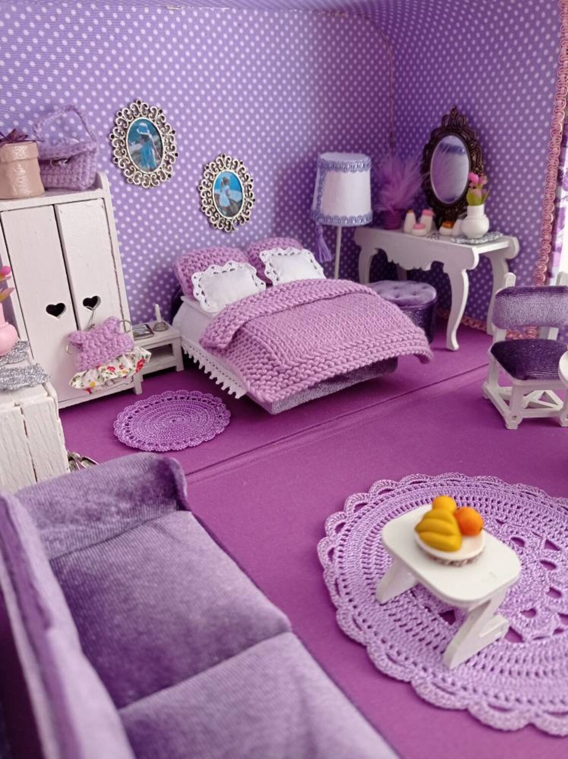 Dollhouse House Suitcase House for Dolls Etsy