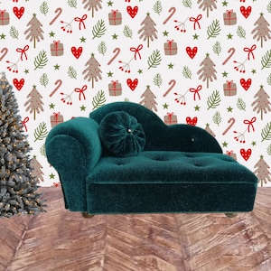 Miniature wallpaper 1:12, printable wallpaper for a dollhouse, dollhouse wallpaper, Christmas miniature wallpaper