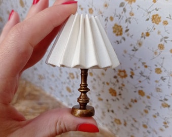 Miniature lampshade 1:12, doll lampshade, lamps for a dollhouse, miniature table lamp