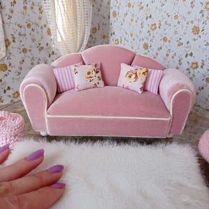 Miniature Dollhouse Shabby Chic Couches - Etsy
