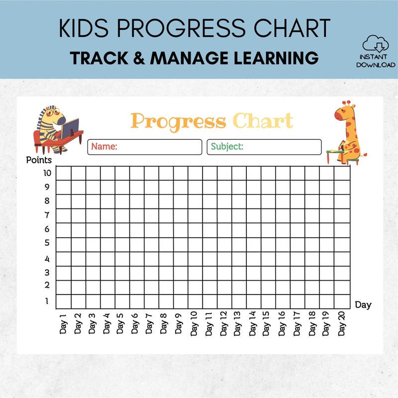 Progress Chart - Etsy