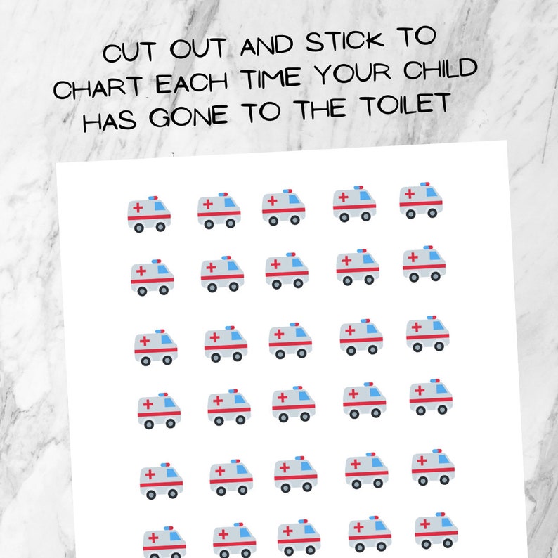 Toilet Training Reward Chart Printable Reward Chart Kids - Etsy