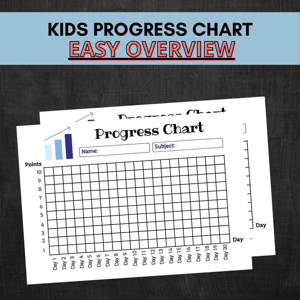Printable Kids Learning Progress Chart: Homeschool Tracker (instant ...