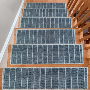 Nordic Stair Rug, Stair Treads, Stair Treads Carpet, Non-Slip Backing Carpet, Stair Rug, Machine Washable Carpet, Stair Treads Rug