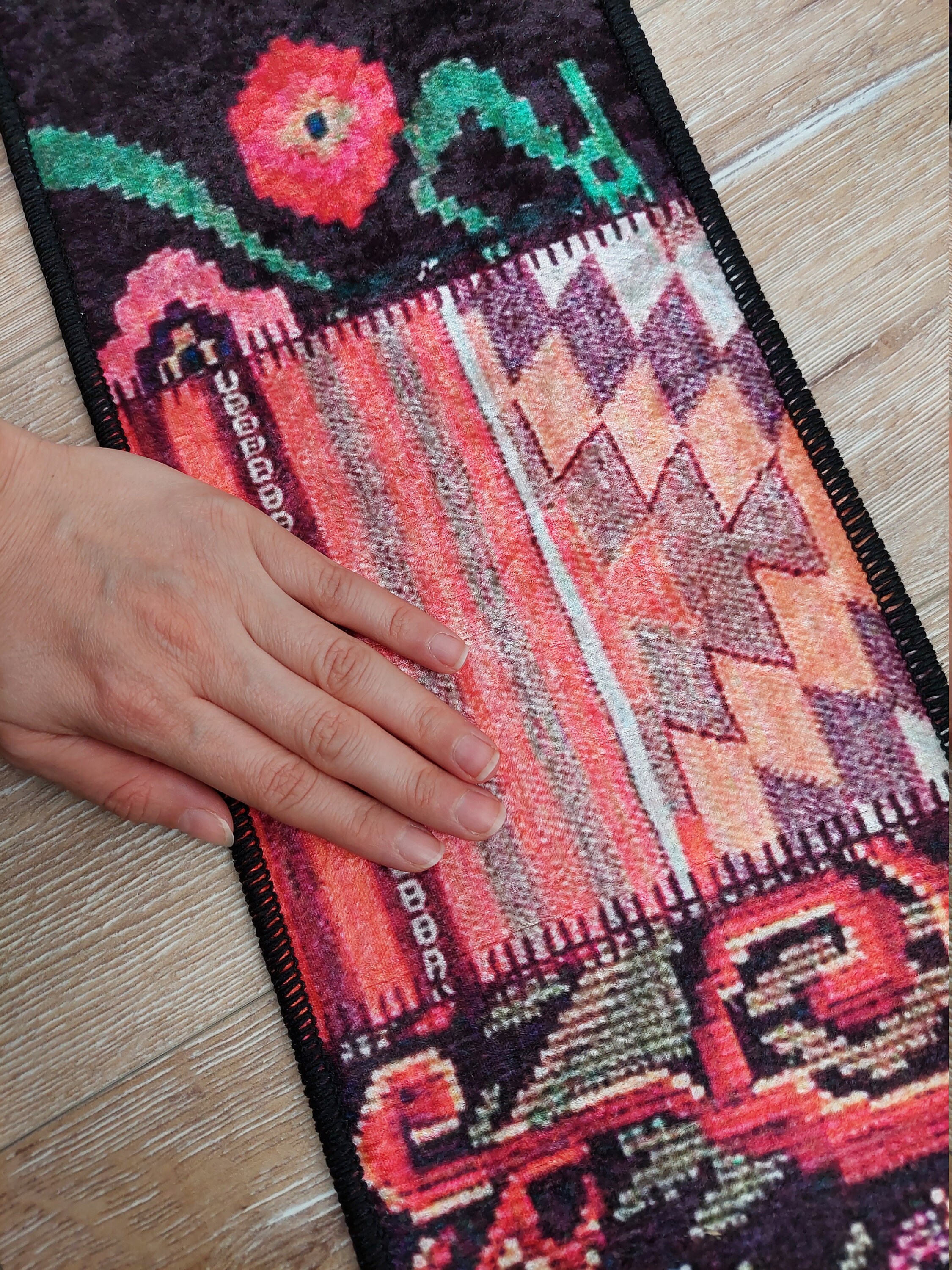 Vintage Stair Rug Stair Treads Carpet Stair Treads Rug Etsy