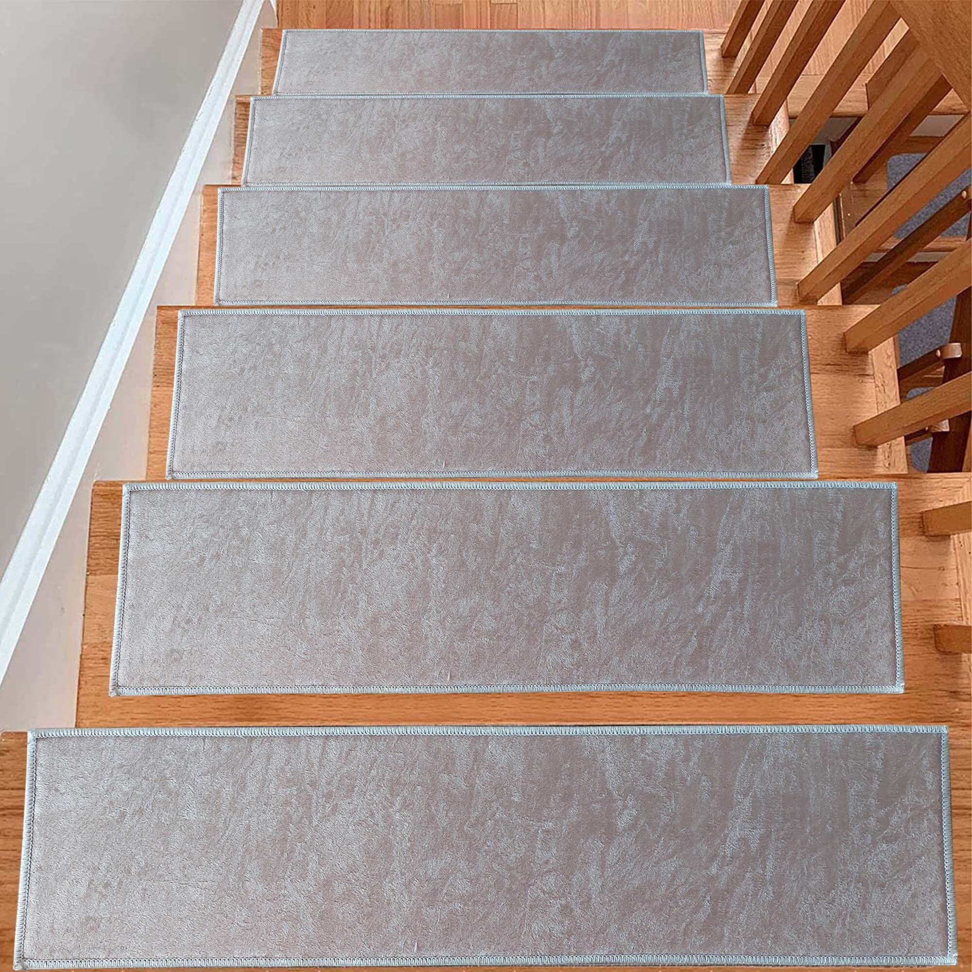 Natural Stair Rug, Stair Treads Rug, Non-slip Backing Rug, Machine Washable  Rug, Easy to Clean, Step Rug 