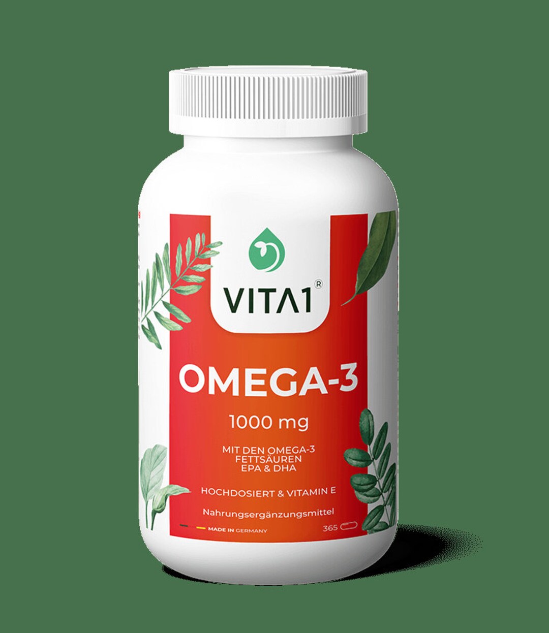Omega3 Fish Oil 365 Capsules 1000 Mg Etsy