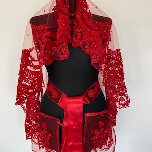 Guipure Bridal Henna Night Veil Set, lazer Kesim simli parlak gelin kına duvağı,Henna-Schleier für die Braut,Wedding VeilFace Cover