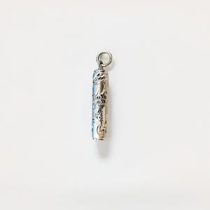 Engraved Pt950 Platinum Cylinder Pendant: Minimalist Unisex Charm