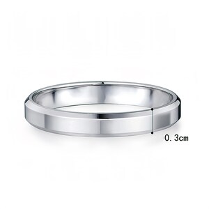 Solid Platinum Ring Plain Pt950 Ring Unisex Classic Platinum Ring Minimalist Jewellery Plain Platinum Wedding Band Wedding Ring for Couple Platinum Plain Ring Classic Ring Plain Wedding Ring for Women Ring for Men Wedding Jewellery