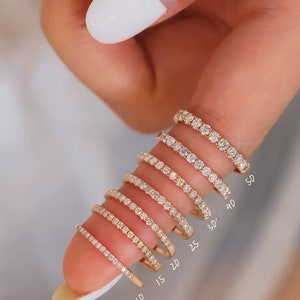 Natural Diamond Ring 18K Solid Gold Ring Half Eternity Ring Fine Jewellery Pave Diamond Engagement Ring Wedding Band Wedding Ring for Women