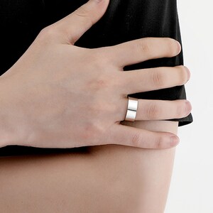 Pt950 Platinaring: Minimalistisk vigselring, Skräddarsydd design bild 9
