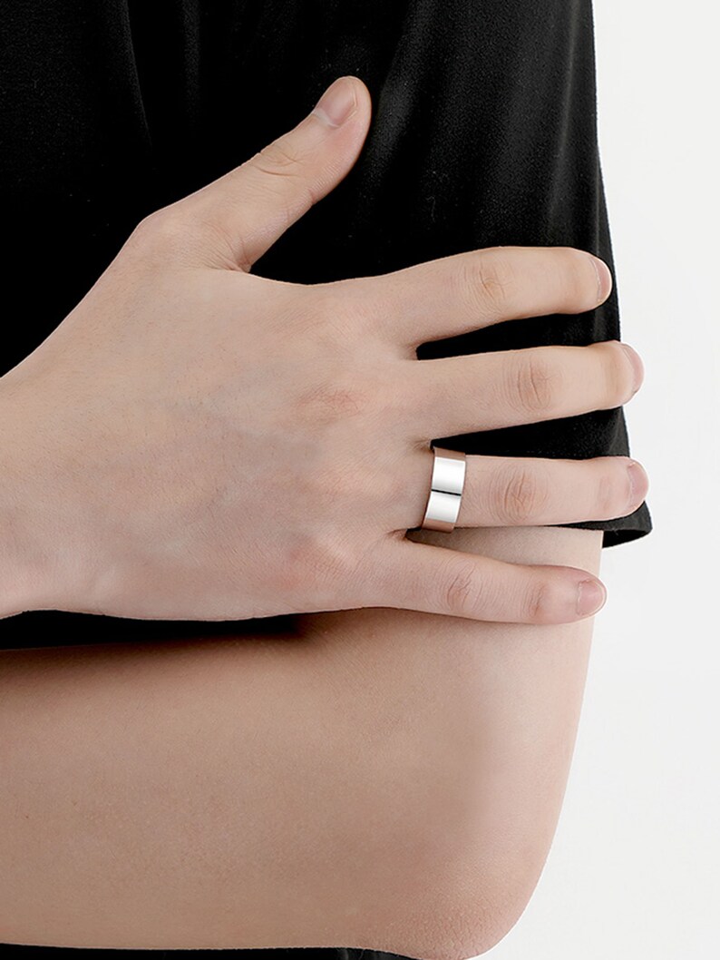 Pt950 Platinaring: Minimalistisk vigselring, Skräddarsydd design bild 9