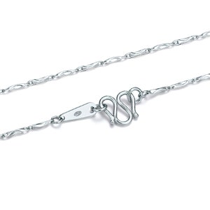 Solid Platinum Necklace Barleycorn Chain Necklace Pt950 Pure Platinum Chain Minimalist Jewellery Textured Platinum Chain Unisex Necklace Barleycorn necklace textured platinum necklace barleycorn platinum necklace fine jewellery anniversary gift