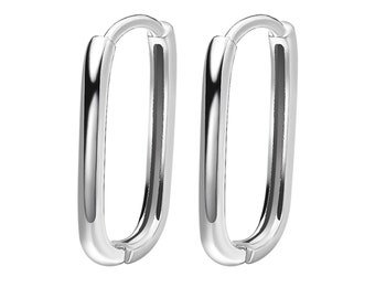 プラチナフープピアス　PT950 プラチナ PT950 11.4mmX4.5m 3段エッジフープポストピアス 1ペア