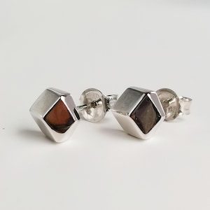 Solid Platinum Earrings Pt950 Earrings Geometric Platinum Stud Earrings Hypoallergenic Earrings for Men Earrings for Women
