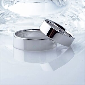 Platinum Ring Pt950 Ring Bespoke Rings Plain Platinum Ring Minimalist Wedding Jewellery Platinum Wedding Band Wedding Rings for Couple Minimalist jewellery couple rings anniversary gift plain platinum rings platinum plain rings classic rings