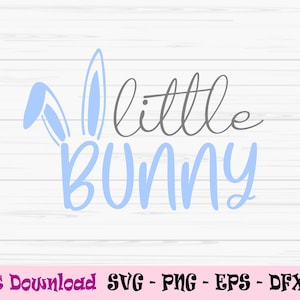 Kleiner Hase SVG, Ostern SVG, Kinder svg, Hase Svg, Dxf, Png, Eps, jpeg, Cut Datei, Cricut, Silhouette, Druck, Sofort Download