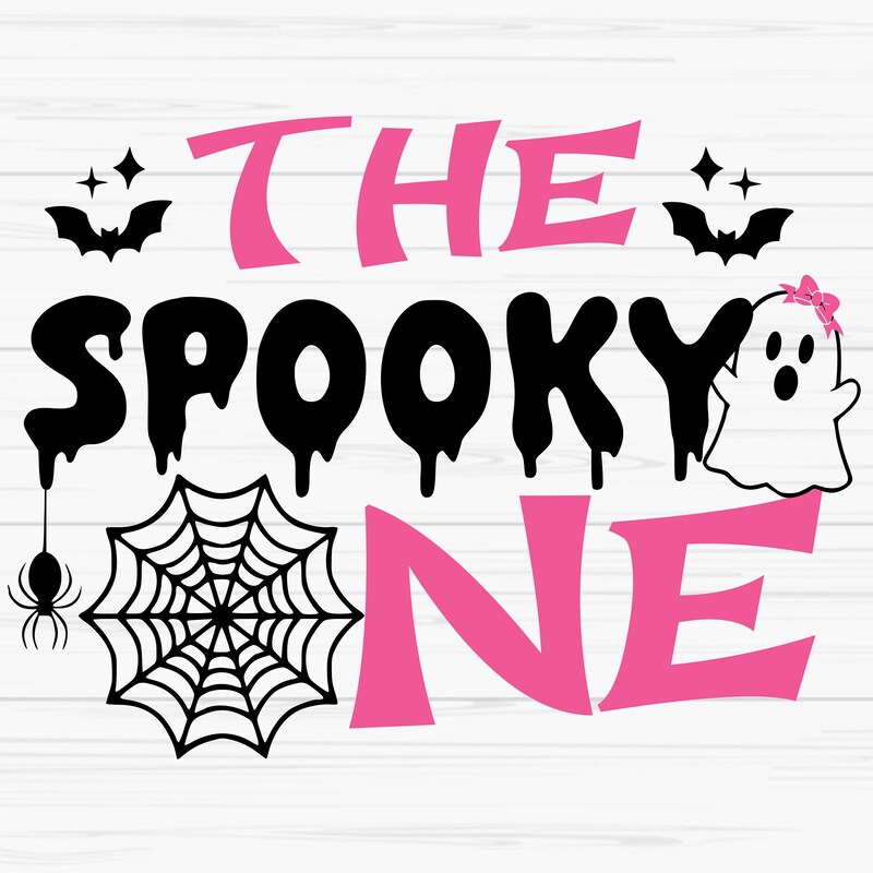 Spooky One in Pink Png - Etsy
