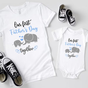 onze eerste vaderdag svg, papa en ik svg, baby olifant svg, Dxf, Png, Eps, jpeg, Cut file, Cricut, Silhouette, Print, Instant download