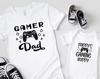 daddy and me gaming buddy svg, gamer dad svg, fathers day svg, svg, Dxf, Png,Eps,jpeg, Cut file, Cricut, Silhouette, Print, Instant download