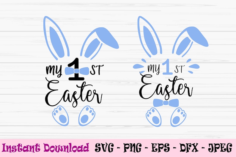 My First Easter Svg Baby Boy Bundle Svg Baby First Easter Etsy Australia