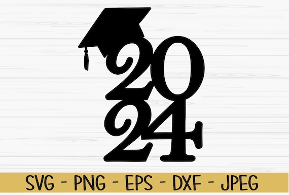 Class of 2024 Cake Topper SVG Bundle, Grad Cake Topper SVG, 2024 Cake Topper  Svg, Graduation 2024 Svg, Graduation Topper Svg Design 